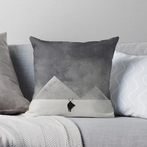 Mountain men Throw Pillow Cushion Cover Polyester throw pillows case on sofa home living room car seat decor 45x45cm