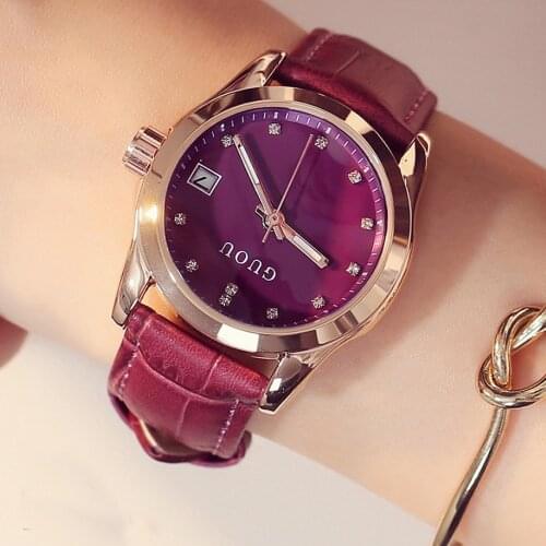 Hot Sale Luxury Brand Simple Design Ladies Bracelet Watches for Women Waterproof Leather Strap Clock Saati Relogio Feminino Gift