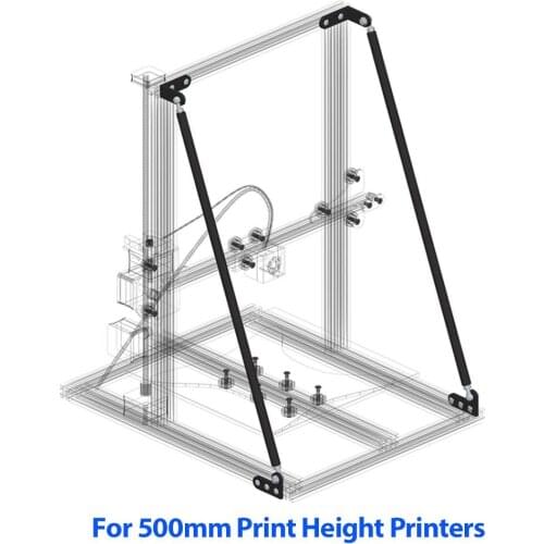 3D Printer Tie Kit Bracket For Creality3d CR-10/10S/10S4 Alfawise U20 TEVO Tornado AnetE12 DIY Desktop Print