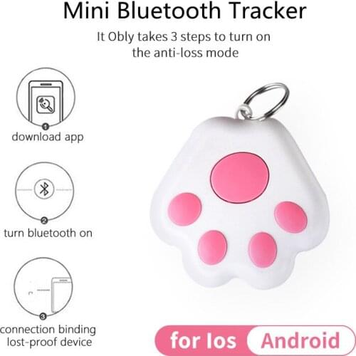 Mini Tracker Anti Lost Alarm Wallet Keychain Finder Smart Tag Bluetooth 4.0 Tracker GPS Locator Keychain Pet Dog Child Tracker