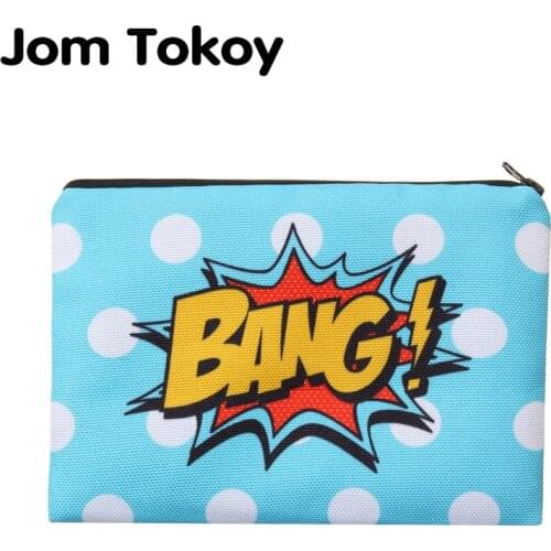 Jom tokoy Bang Portable Type Make up Bags Cosmetic Case Maleta de Maquiagem Bags Storage Travel Makeup Bag Brand Pencil case