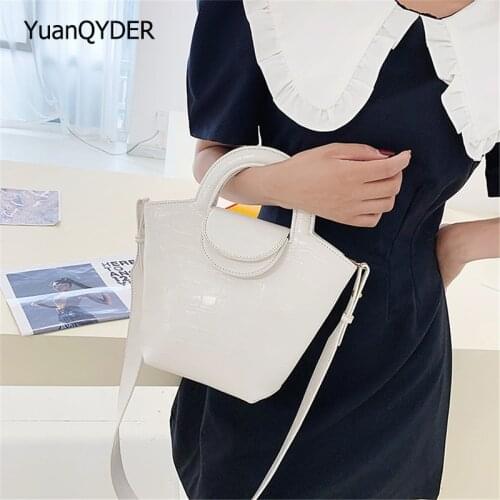 Casual High Quality PU Leather Crossbody Bags for Women 2021 New Messenger Shoulder Handbags Solid Color Bag for Ladies