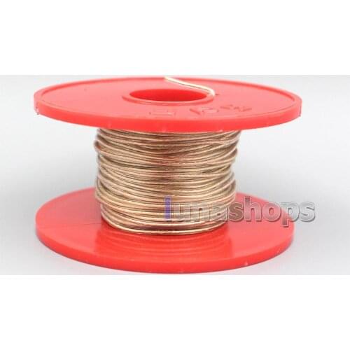 1m 7N OCC Gold Plated + 7N OCC Silver Plated Diameter 1.3mm Headphone Earphone Custom Bulk Wires LN007059