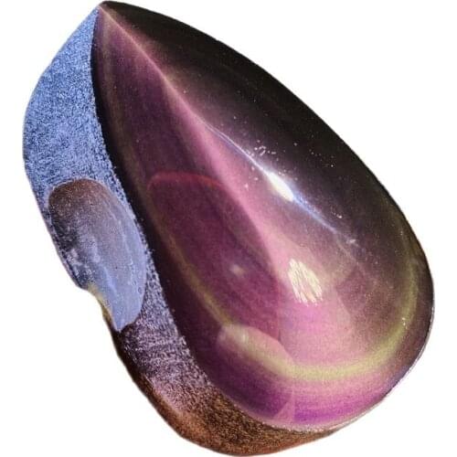 1pcs 4-5cm Natural Rainbow Obsidian Healing Crystal Gemstone Wedding Home Decoration Gift