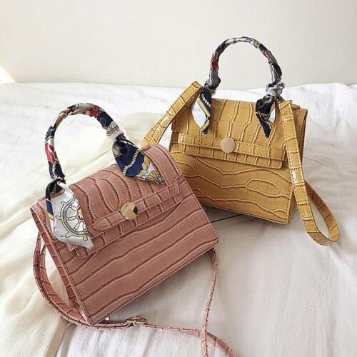 Stone Pattern PU Leather Crossbody Bags For Women 2020 Fashion Small Cross Body Brand Designer Lady Shoulder Bag Luxury Handbags