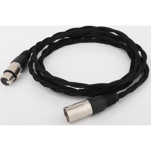 YTER 4-Pin XLR (Balance) Male to 4-Pin XLR (Balance) Female/Headphone /Audio Extension Cable