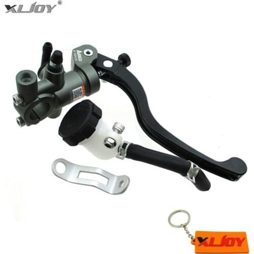 XLJOY Aluminum 22mm 7/8" Right Motorcycle Adelin Brake Master Cylinder Hydraulic 16X18 Piston