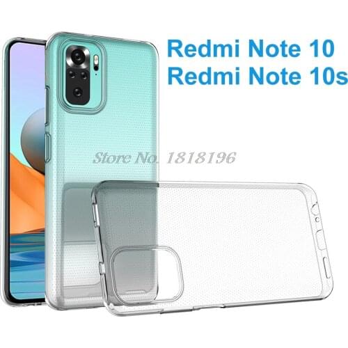 Back Cover For Xiaomi Redmi Note 10 Case Silicone Protector Bumper Phone Shell Fit Coque For Redmi Note 10s чехол Funda Soft TPU