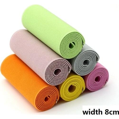 Wide elastic webbing 8cm rubber stretchy band 2meters/lot underwear pants shoes belt softy high quality