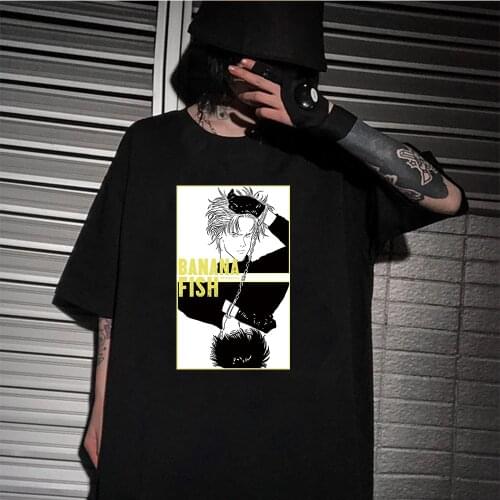 2020 Anime Banana Fish Summer Casual T-Shirt Women Streetwear Harajuku Short Sleeves Tee Tops