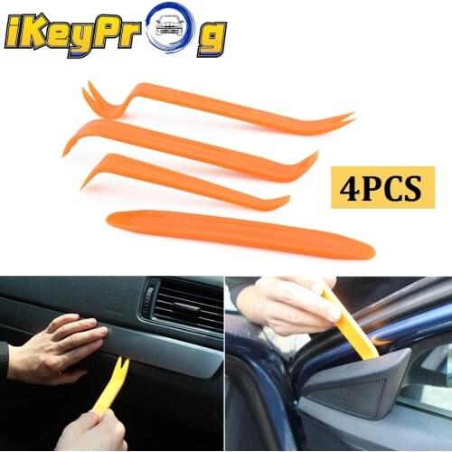 4Pcs Auto Car Removal Repairing Pry Tools Radio Panel Door Clip Panel Trim Kit Panel Plastic Trim Removal Tool Set