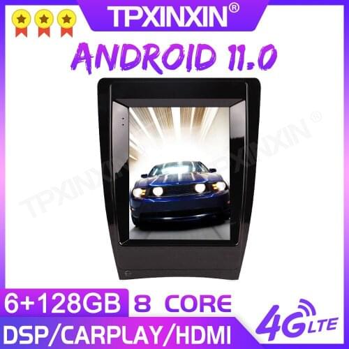 6+128G For Audi A3 S3 2008 - 2012 Android Car Radio Stereo Autoradio Tesla Style Multimedia Player GPS Navi Unit Touch Screen