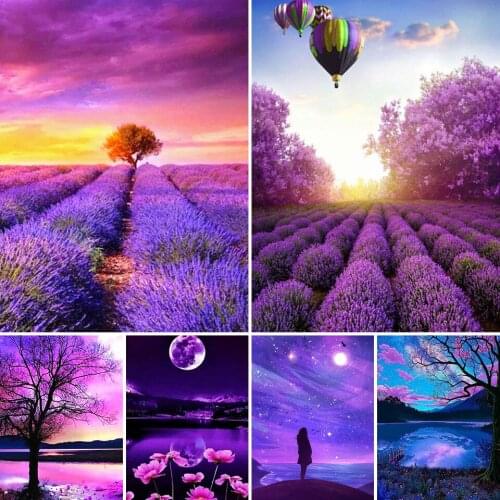 5D DIY Diamond Painting Landscape Cross Stitch Kit Full Drill Embroidery Sale Mosaic Art Picture of Rhinestones Home Decor