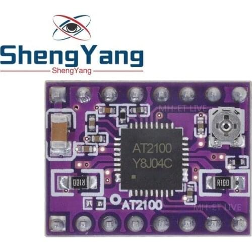 AT2100 Stepstick Stepper Motor Driver Module instead TMC2100 TMC2208 With Heat Sink Super Silent For 3D Printing Motherboard