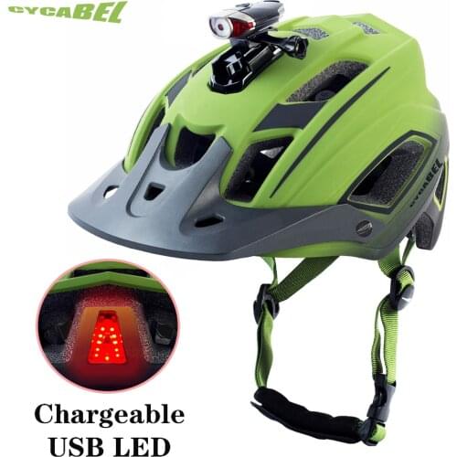 CYCABEL Ultralight In-mold MTB Bike Helmet Outdoor Bicycle Cycling Helmet Mountian casco de ciclismo.casco EPS+PC Bicycle Caps