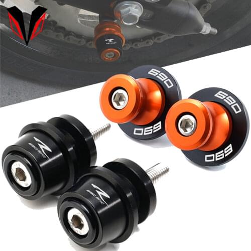 For KTM 690 SMC R 690 SMCR Enduro R 690 DUKE R RC 125 200 250 390 Accessories M10 Aluminum Swingarm Spools Slider Stand Screws