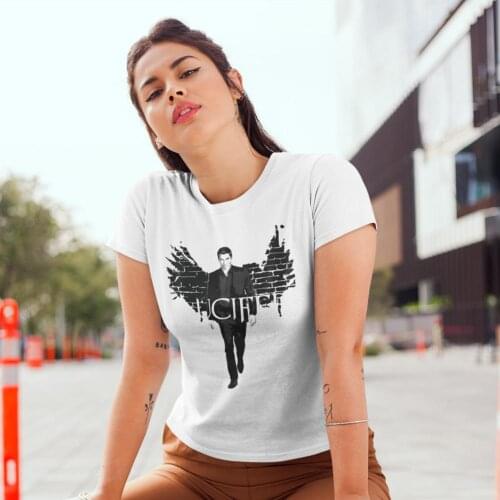 Lucifer Morningstar T-Shirt King Of Hell T Shirt Green Street Style Women tshirt Funny Oversize 100 Cotton Ladies Tee Shirt