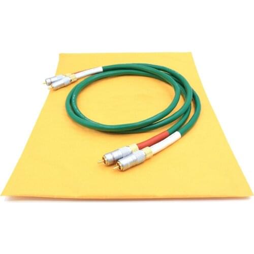 High Quality Mclntosh 2328 Pure Copper RCA Interconnect Cable RCA To RCA Audio Cable With Gold Plated Nakamichi RCA Plug HiFi