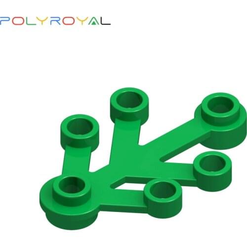 Building Blocks parts 4x3 plant leaves 6268814 242328 10 PCS MOC Compatible With brands toys for children 2423