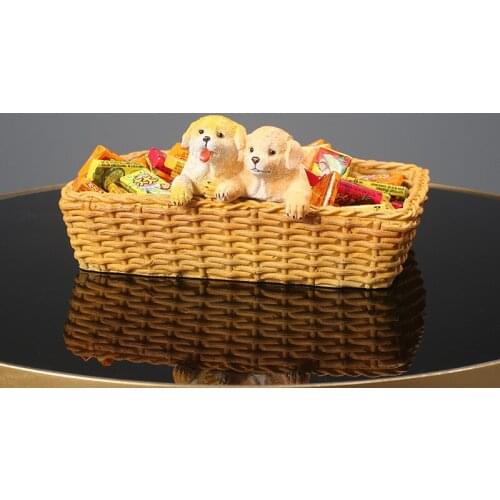Creative storage box cartoon cute puppy pendulum modern home porch TV cabinet room decoration birthday gift ornaments