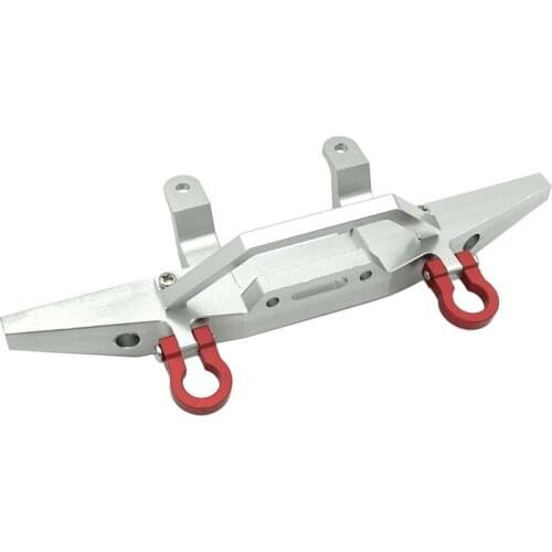 Metal Front Bumper with Tow Hook for MN D90 D91 D96 MN99S MN-90 1/12 RC Car Upgrade Parts Accessories