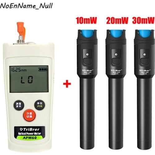 2 In 1 FTTH Fiber Optic Tool Kit Mini Optical Power Meter -70+6dBm and 10km 20km 30km Visual Fault Locator Fiber optic test pen