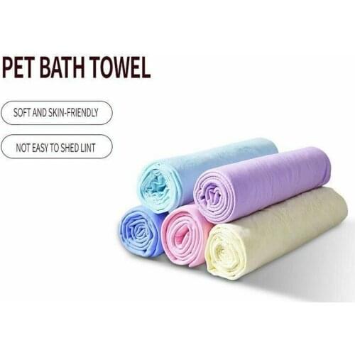 Multi-purpose deerskin pet bath towel, dog towel, cat absorbent towel, car wash towel, household towel