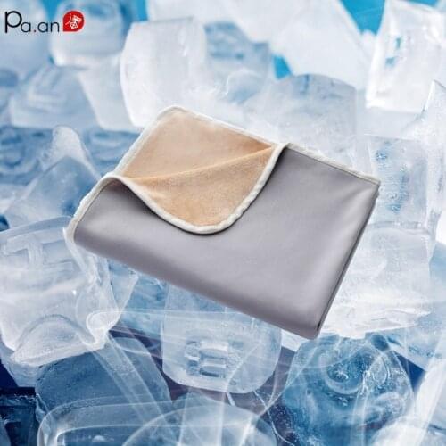 Multifunctional Cold Feeling Flannel Ice Silk Blanket Summer Thin Office Children Nap Air-conditioned Quilt Machine Washable