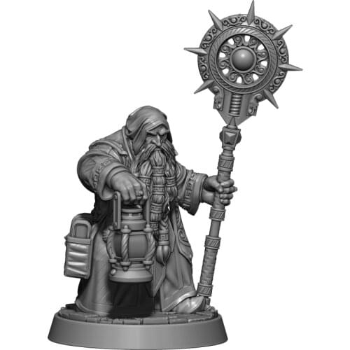 56mm Resin Model Kits Dwarves Dwarf Master Figure Unpainted No Color RW-195