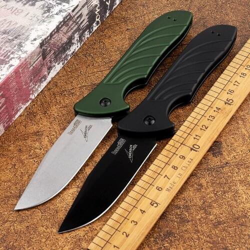 OEM Kershaw 7600 folding knife 154CM blade aluminum handle outdoor camping tactical survival kitchen fruit EDC tool knife
