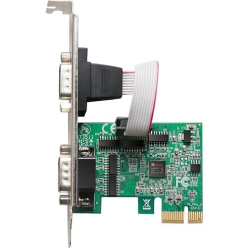 PCIe Combo Serial Parallel Expansion Card PCI Express to Printer LPT RS232 Com