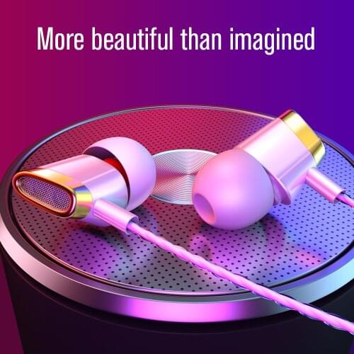 Wired Headphones In-Ear Earphone 3.5mm PC Earphones 3D Stereo Gaming Headset With Microphone For Xiaomi Huawei iphone 12 Earbuds