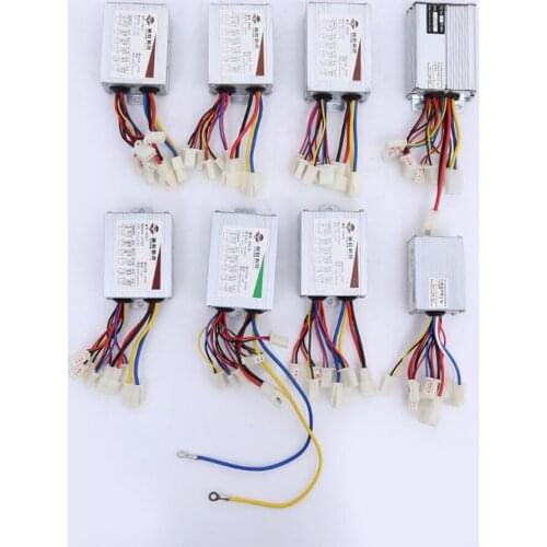 350W/500W 12V/24V/36V/48V Electric Bicycle Brush Controller On For Electric DC Motor Scooter E-bike Controller Box Parts