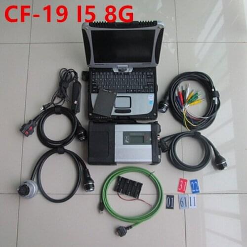 Super Chip Mb Star C5 With New 2020.06 SSD Software Vediam/DTS CF-19 8G Diagnostic Laptop Best MB SD Connect C5 Ready Work