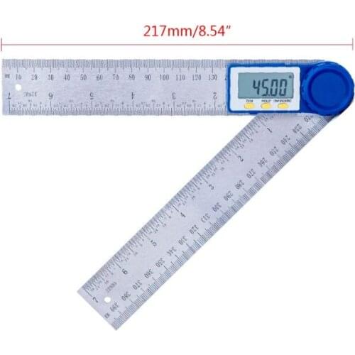 Universal High Precision Digital Display Protractor Multifunctional Woodworking Tool Measuring Instrument 360 ° Measuring Angle