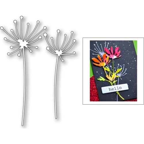 Graduation Season Flower Floral Pattern Cutting Dies Craft Metal New 2021 for Making Decorative Photo Album Cards No Stmaps Sets