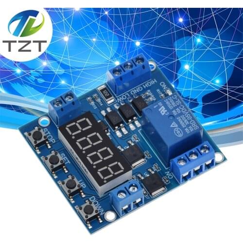 XY-J05 Delay Module Timer delay trigger OFF Voltage upper lower limit detection Cyclic timing counting Battery Charge control