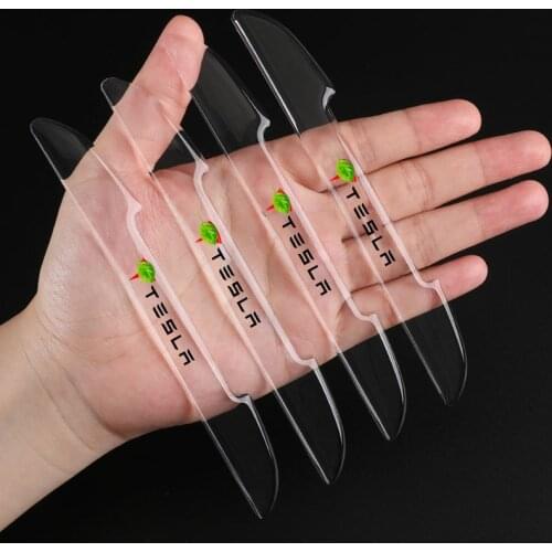 Car Door Edge Bumper Anti-collision Strip Guards Side Protector Sticker For Tesla Model 3 Model X Model S Model Y Roadster