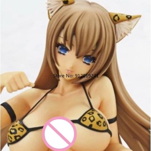 20cm 1/6 Scale Japan Q-Six Rara Minaduki Leopard girl Premium Ver. PVC figure Toys Anime Sexy figure Model Toys Collection Doll