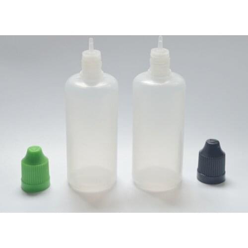 Fast Shipping 60ml Soft Plastic Dropper Bottle PE Empty Bottle with Childproof Cap for E Liquid Eye Drop Bottle 50pcs