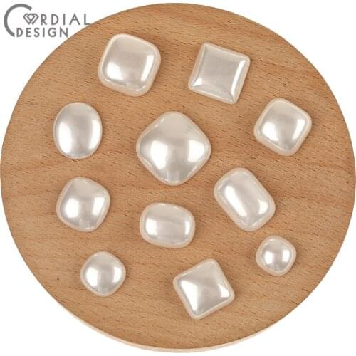 Cordial Design Jewelry Accessories/Acrylic Bead/mitation Pearl Patch/Hand Made/Geometry Shape/DIY/Jewelry Findings & Components