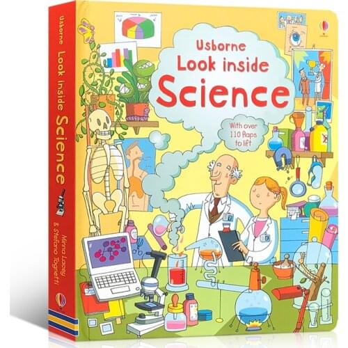 English children books Look inside Science baby educational Picture with over 110 flaps to lift gift for kids