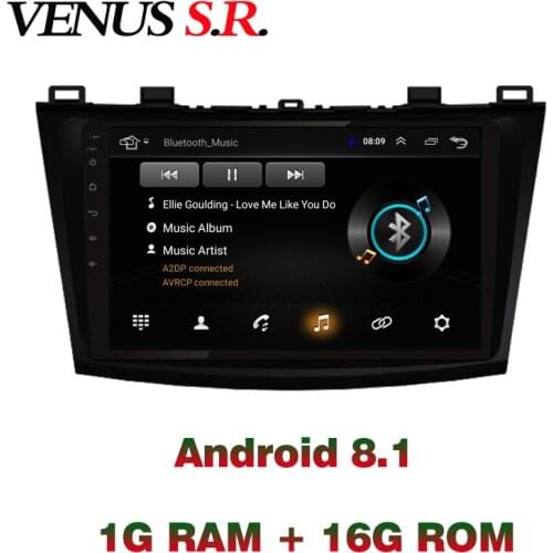VenusSR Android 8.1 2.5D car dvd For Mazda 3 Radio 2004-2013 multimedia GPS Radio stereo gps navigation