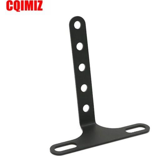 Black Motorcycle Headlight Bracket Adjustable Holder For Harley Sportster Dyna