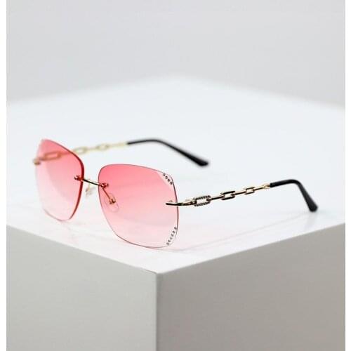 Design UV400 Chain Pattern Womens Glasses Glasses