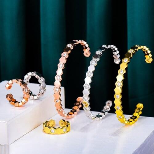 GODKI 2021 Luxury Stackable Trendy Bangle For Women Wedding Cubic Zircon Crystal CZ Dubai Bracelet Party Jewelry Hot Sale