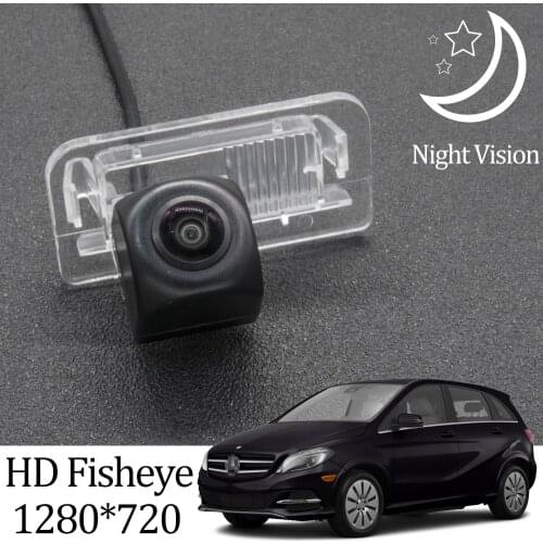 Owtosin HD 1280*720 Fisheye Rear View Camera For Mercedes Benz B Class W246 B180 B200 B220 B250 2012-2018 Parking Accessories
