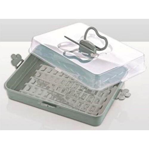 Cake Pastry Storage Container Locked-Butterfly Assortment