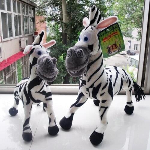 Cartoon Madagascar zebra plush toy ,soft throw pillow ,birthday gift Christmas gift h2938