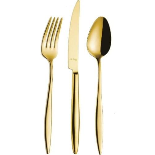 24-piece 1st class stainless steel Turkish spoon set cutlery set product plate sets in our store | Made in Turkey